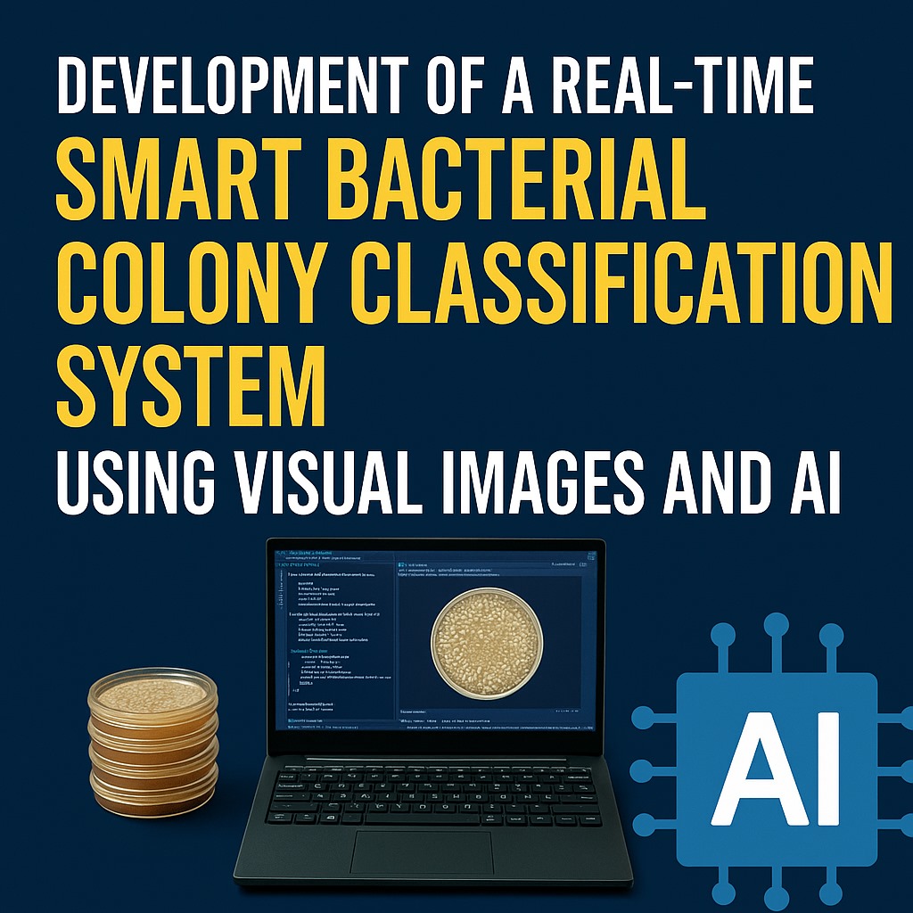 Smart Bacterial Colony Classification System using visual Images and AI